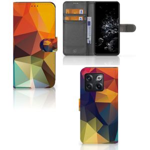 OnePlus 10T Book Case Polygon Color