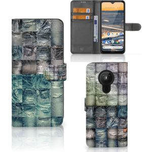 Wallet Case met Pasjes Nokia 5.3 Spijkerbroeken