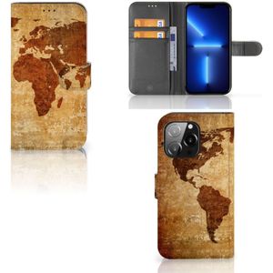 iPhone 13 Pro Flip Cover Wereldkaart