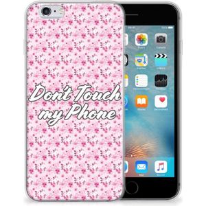 Apple iPhone 6 | 6s Silicone-hoesje Flowers Pink DTMP