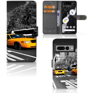 Google Pixel 7 Pro Flip Cover New York Taxi