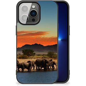iPhone 13 Pro Dierenprint Telefoonhoesje Olifanten