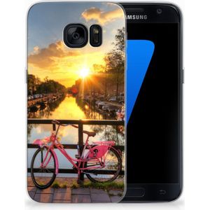 Samsung Galaxy S7 Siliconen Back Cover Amsterdamse Grachten