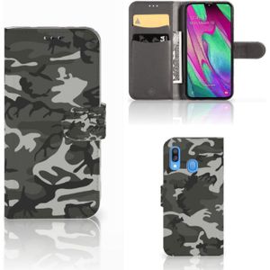 Samsung Galaxy A40 Telefoon Hoesje Army Light