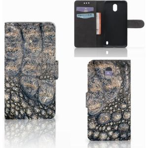 Nokia 2 Telefoonhoesje met Pasjes Krokodillenprint