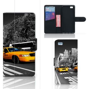 Huawei Ascend P8 Lite Flip Cover New York Taxi