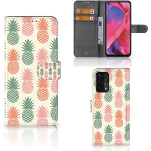 OPPO A54 5G | A74 5G | A93 5G Book Cover Ananas
