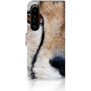 Sony Xperia 1 IV Telefoonhoesje met Pasjes Cheetah
