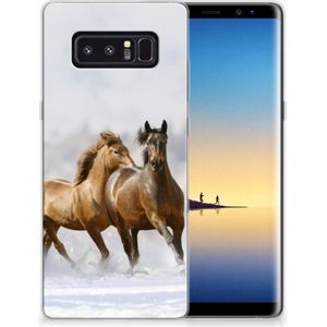 Samsung Galaxy Note 8 TPU Hoesje Paarden