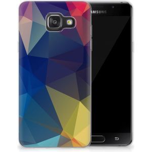 Samsung Galaxy A3 2016 TPU Hoesje Polygon Dark