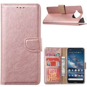 Book Cover Nokia 8.3 Rose met Pasjeshouder