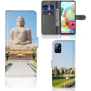 Samsung Galaxy A71 Flip Cover Boeddha