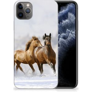 Apple iPhone 11 Pro Max TPU Hoesje Paarden