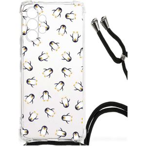 Doorzichtige Silicone Hoesje voor Samsung Galaxy A13 4G Pinguïn