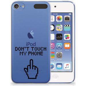 Apple iPod Touch 5 | 6 Silicone-hoesje Finger Don't Touch My Phone