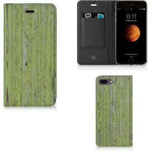 Apple iPhone 7 Plus | 8 Plus Book Wallet Case Green Wood