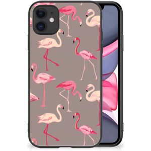 iPhone 11 Dierenprint Telefoonhoesje Flamingo