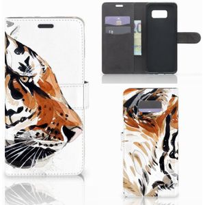 Hoesje Samsung Galaxy S8 Plus Watercolor Tiger