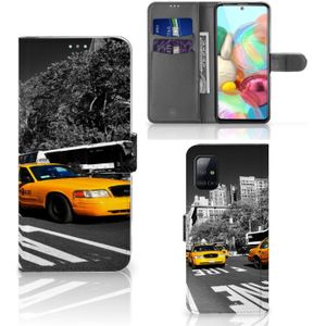 Samsung Galaxy A71 Flip Cover New York Taxi