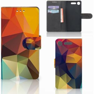 Sony Xperia XZ1 Book Case Polygon Color