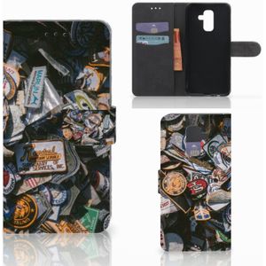Samsung Galaxy A6 Plus 2018 Telefoonhoesje met foto Badges