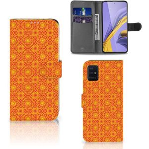 Samsung Galaxy A51 Telefoon Hoesje Batik Oranje