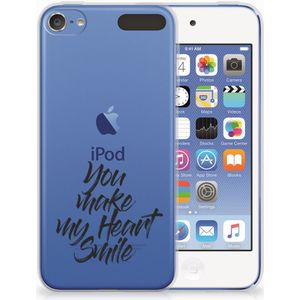 Apple iPod Touch 5 | 6 Siliconen hoesje met naam Heart Smile