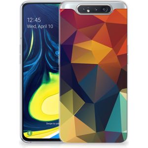 Samsung Galaxy A80 TPU Hoesje Polygon Color