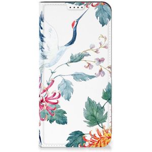 Samsung Galaxy A55 Hoesje maken Bird Flowers
