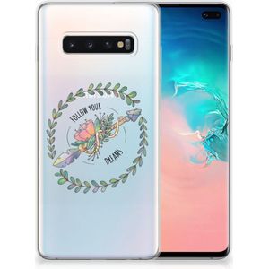 Samsung Galaxy S10 Plus Telefoonhoesje met Naam Boho Dreams