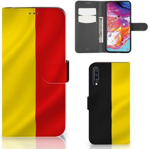 Samsung Galaxy A70 Bookstyle Case Belgische Vlag