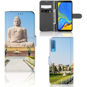 Samsung Galaxy A7 (2018) Flip Cover Boeddha