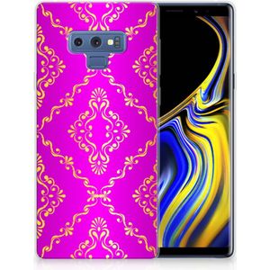 Siliconen Hoesje Samsung Galaxy Note 9 Barok Roze