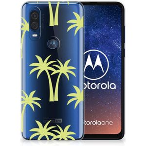 Motorola One Vision TPU Case Palmtrees