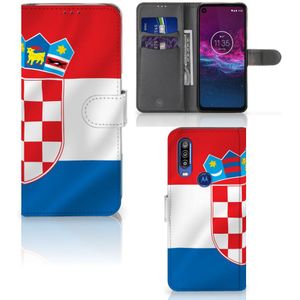 Motorola One Action Bookstyle Case Kroatië