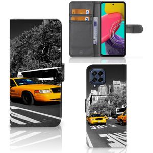Samsung Galaxy M53 Flip Cover New York Taxi