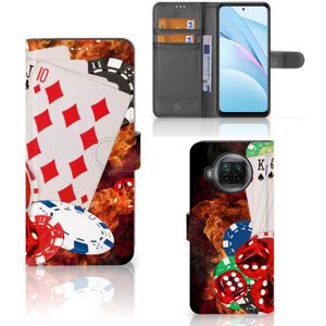 Xiaomi Mi 10T Lite Wallet Case met Pasjes Casino