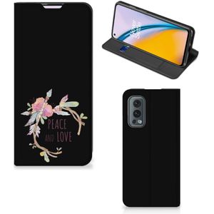 OnePlus Nord 2 5G Magnet Case Boho Text