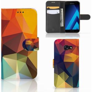 Samsung Galaxy A5 2017 Book Case Polygon Color