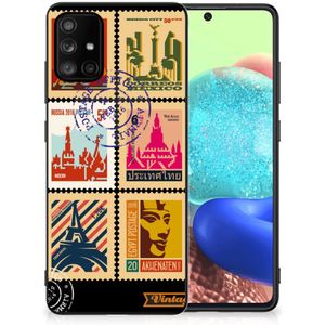 Samsung Galaxy A71 TPU Backcover Postzegels