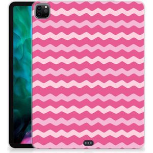 iPad Pro 12.9 (2020) | iPad Pro 12.9 (2021) Hippe Hoes Waves Pink