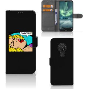 Nokia 7.2 | Nokia 6.2 Wallet Case met Pasjes Popart Oh Yes