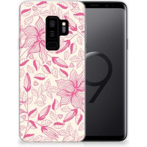 Samsung Galaxy S9 Plus TPU Case Pink Flowers