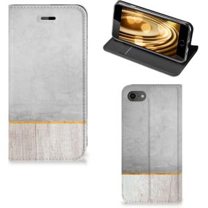 iPhone 7 | 8 | SE (2020) | SE (2022) Book Wallet Case Wood Concrete