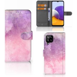 Hoesje Samsung Galaxy A22 4G | M22 Pink Purple Paint