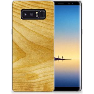 Samsung Galaxy Note 8 Bumper Hoesje Licht Hout