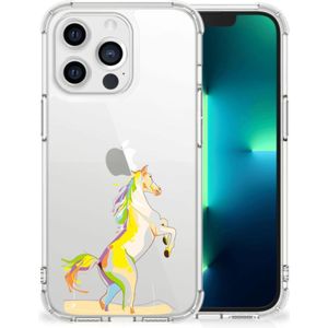 Apple iPhone 13 Pro Stevig Bumper Hoesje Horse Color