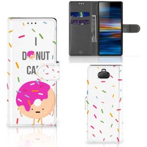 Sony Xperia 10 Book Cover Donut Roze