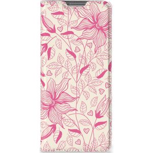 OPPO Find X5 Smart Cover Pink Flowers