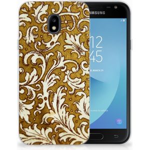 Siliconen Hoesje Samsung Galaxy J3 2017 Barok Goud